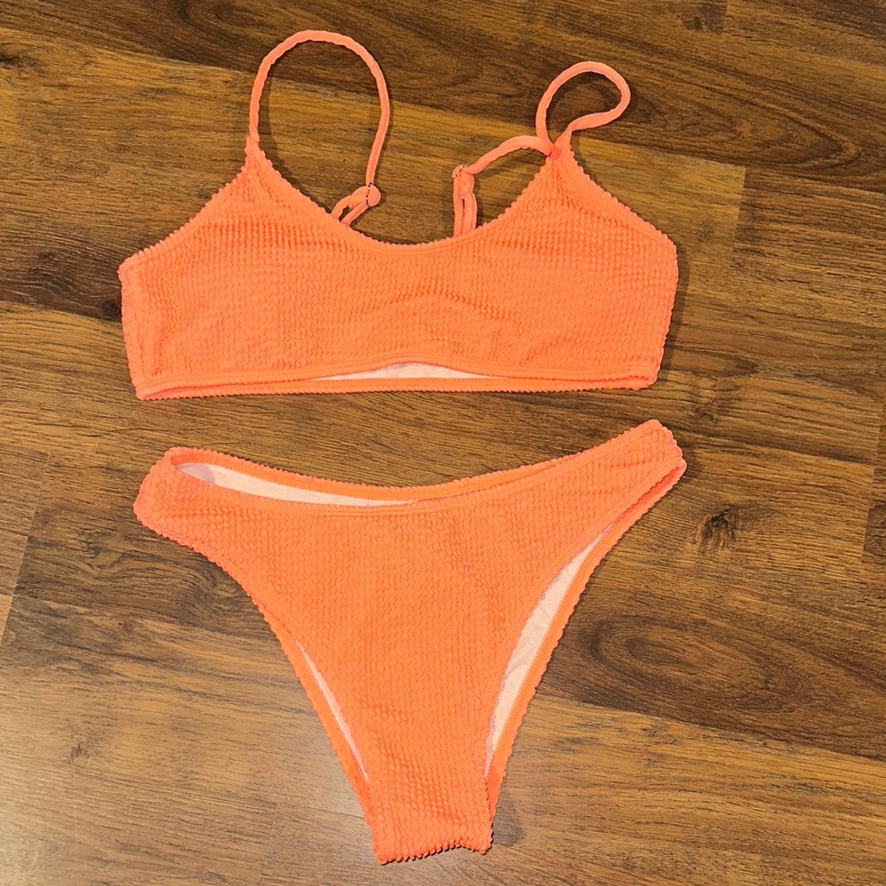 SHEIN Orange Bikini Set